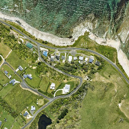 Satellite imagery of Tuahuru Point, NZ