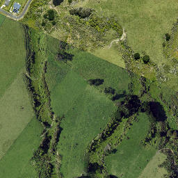 Satellite imagery of Tuahuru Point, NZ