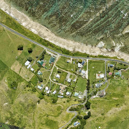 Satellite imagery of Putiki Point, NZ