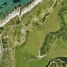 Satellite imagery of Auroa Point, NZ