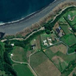 Satellite imagery of Timaru Redoubt, NZ