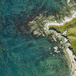 Satellite imagery of Te Heruotaraia Point, NZ
