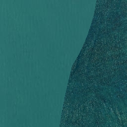 Satellite imagery of Moemoto Head, NZ