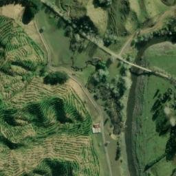 Satellite imagery of Mangahau Pa, NZ