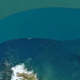 Satellite imagery of Upukuotangata Point, NZ