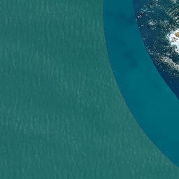 Satellite imagery of Long Point, NZ