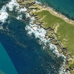Satellite imagery of Long Point, NZ