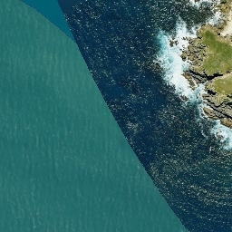 Satellite imagery of Long Point, NZ