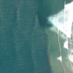 Satellite imagery of Warea Redoubt, NZ