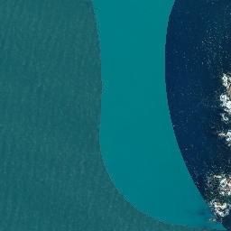 Satellite imagery of Hekerangi Point, NZ