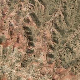 Satellite imagery of Cerro Bayo Mesa, AR