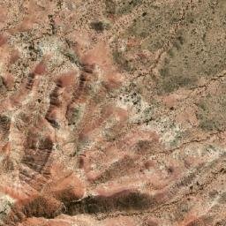 Satellite imagery of Cerro Bayo Mesa, AR