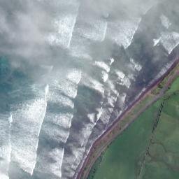 Satellite imagery of Cape Egmont, NZ