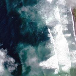 Satellite imagery of Cape Egmont, NZ