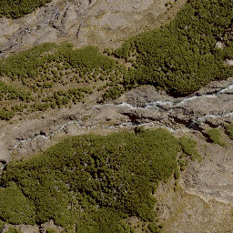 Satellite imagery of Sunset Ridge, NZ
