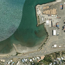Satellite imagery of Ahuriri Bluff, NZ