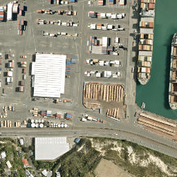 Satellite imagery of Ahuriri Bluff, NZ