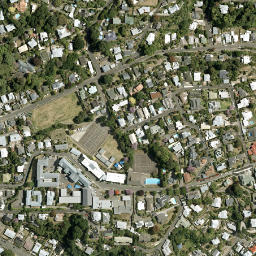 Satellite imagery of Ahuriri Bluff, NZ