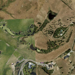 Satellite imagery of Pukekura Pa, NZ