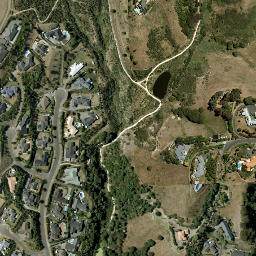 Satellite imagery of Pukekura Pa, NZ