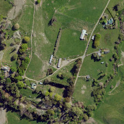 Satellite imagery of Te Hora Pa, NZ
