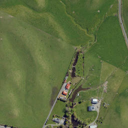 Satellite imagery of Te Hora Pa, NZ