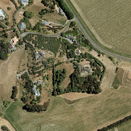 Satellite imagery of Ohikakawera Pa, NZ