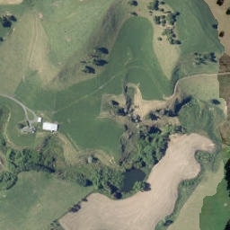 Satellite imagery of Te Ruaki Pa, NZ