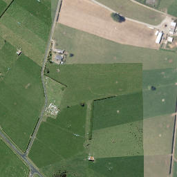 Satellite imagery of Te Ruaki Pa, NZ
