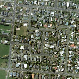 Satellite imagery of Te Ramanui, NZ