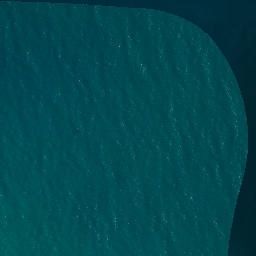 Satellite imagery of Cape Kidnappers, NZ