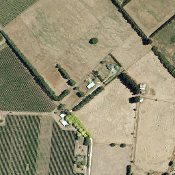 Satellite imagery of Bridge Pa, NZ