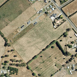 Satellite imagery of Bridge Pa, NZ