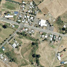 Satellite imagery of Bridge Pa, NZ