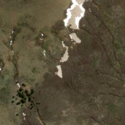 Satellite imagery of Cerro Aucapán, AR