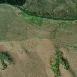 Satellite imagery of Thackers Redoubt, NZ