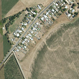 Satellite imagery of Bridge Pa, NZ