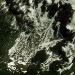 Satellite imagery of Cerro Paimún, AR