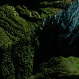 Satellite imagery of Papakiakuta Ridge, NZ