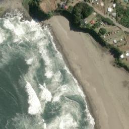 Satellite imagery of Punta Curiñanco, CL