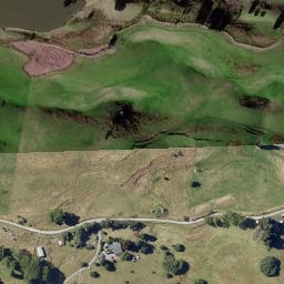 Satellite imagery of P FLAT SPUR, NZ