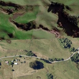 Satellite imagery of P FLAT SPUR, NZ