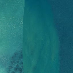 Satellite imagery of Pututaranui, NZ