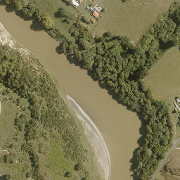 Satellite imagery of Parikino Pa, NZ