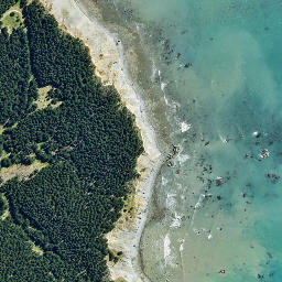 Satellite imagery of Te Wainohu, NZ