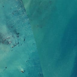 Satellite imagery of Te Wainohu, NZ