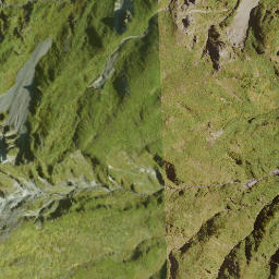 Satellite imagery of Broken Ridge, NZ