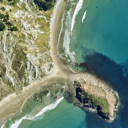 Satellite imagery of Te Rahui, NZ