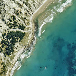 Satellite imagery of Huarau, NZ