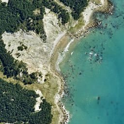 Satellite imagery of Huarau, NZ